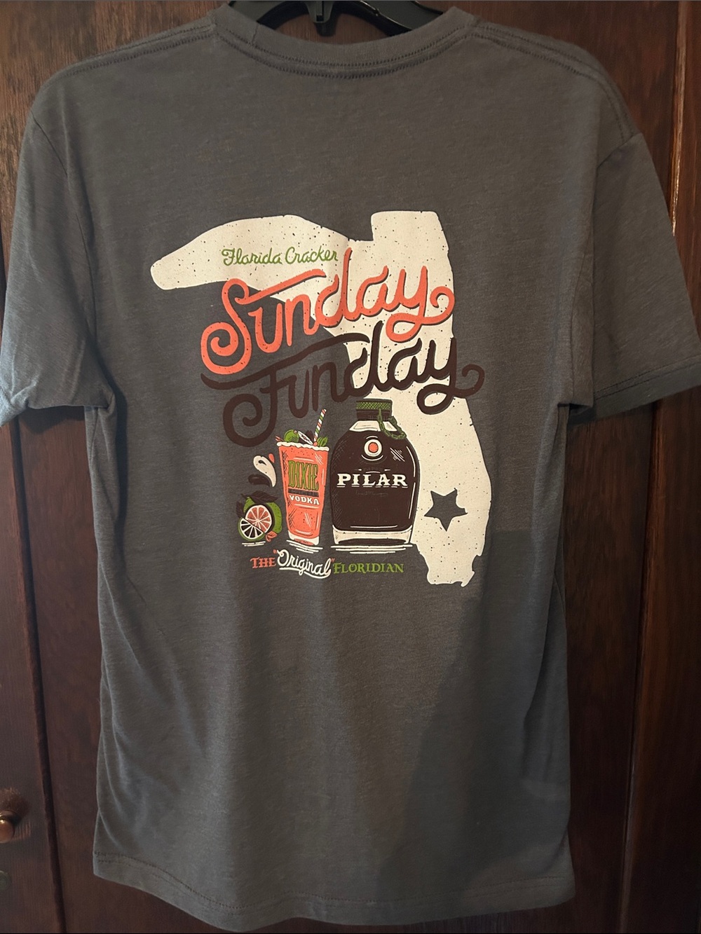 Sunday Funday Graphic Tee - Gray Women’s Short Sleeve